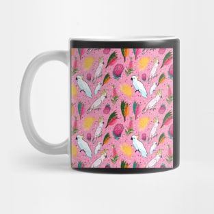 Australian Native Flowers and Birds - Pretty in Pink Mug